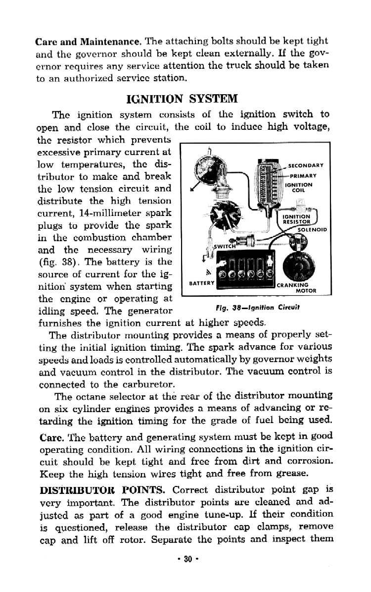 1957 Chevrolet Trucks Operators Manual Page 22